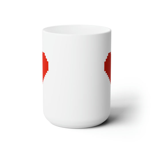 8 Bit Lover  Showtie Ceramic Mug 15oz